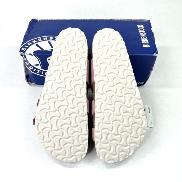 **SOLD** Birkenstock Franca Leather Orchid Soft Footbed Sandals Ladies 8 Men 6 - Picture 9 of 16